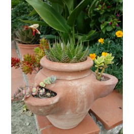 Terracotta Jar with pockets