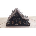 Presepe in legno e argento