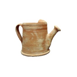 Terracotta watering can