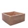 Squared Terracotta pot for bonsai