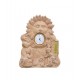 Clock in terracotta with thermometer