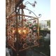 Floreal antique gold chandelier